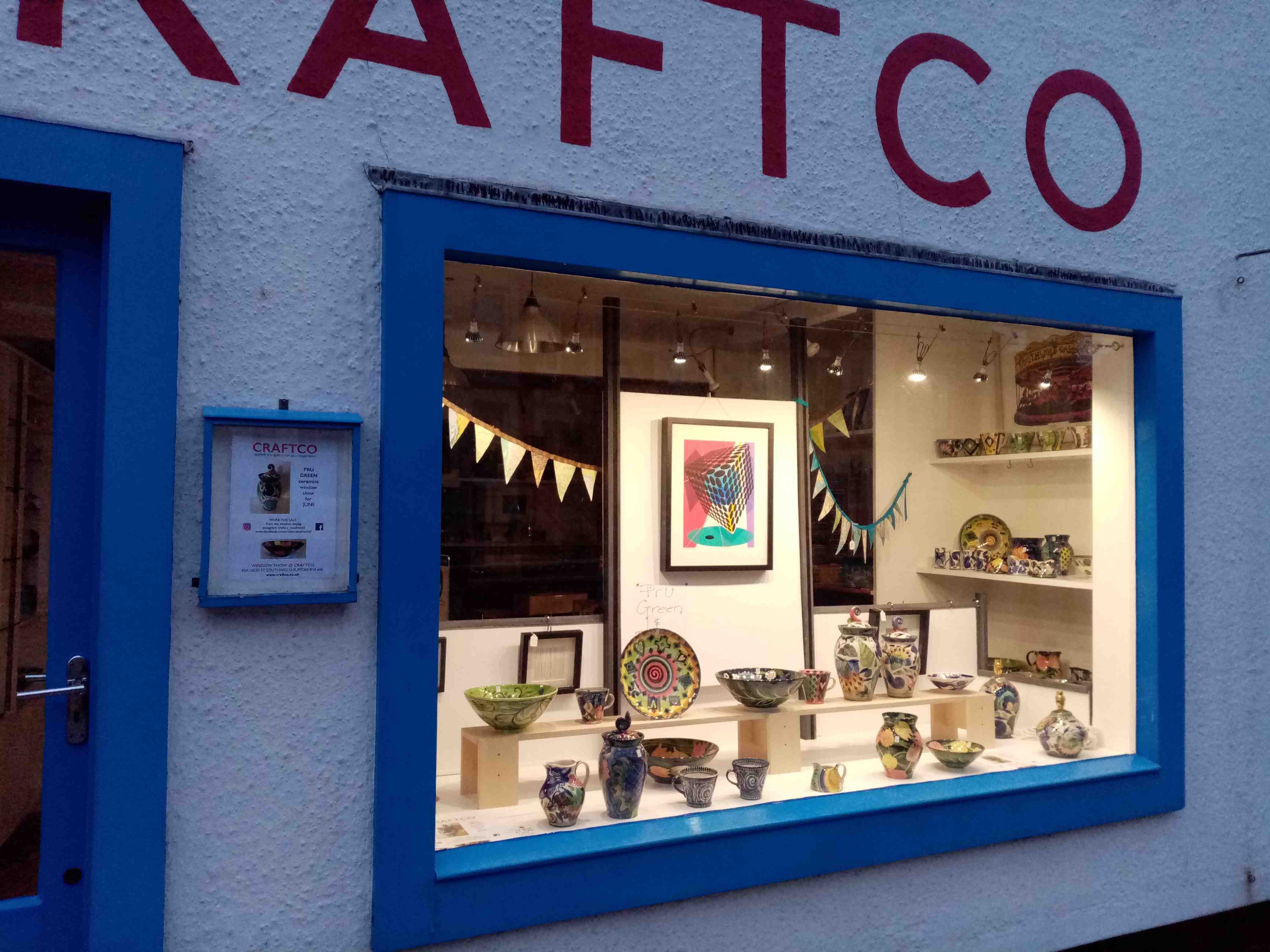 Craftco window display